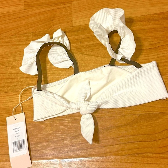 eberjey ginger pique toddler girls bikini top size 2t NWT - Picture 3 of 4